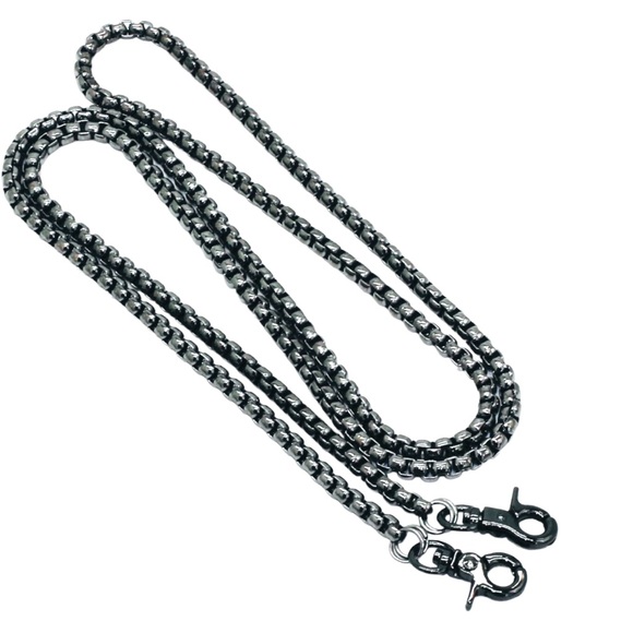 Handbags - LONG 55” Stainless Boxchain Crossbody Strap Replacement